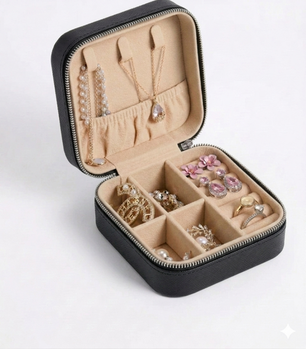 Wanderlust Compact Jewellery Organiser Case