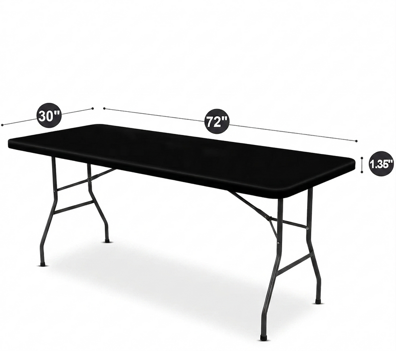 6ft (1.8m) Fitted Elastic Table Cover