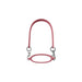 Silicone Cup Carry Strap - A drink bottle carry strap in a soft pink silicone with metal clips for attachment. It features a textured grip.