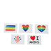 Classic Temporary Tattoos - 51 x 51 mm - Custom Promotional Product