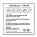 Classic Temporary Tattoos - 51 x 51 mm - Custom Promotional Product