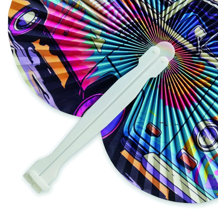 Round Paper Hand Fan - Custom Promotional Product