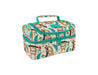 Sachi 'Style 235' Insulated Double Decker Lunch Bag - A double decker lunch bag featuring a playful sloth design, with green accents and zippered compartments.