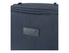 Sachi Insulated Junior XL Lunch Bag - A dark grey insulated lunch bag with a textured surface and a logo patch. It features a zippered closure.