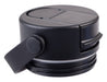 Oasis Sorrento 900ml Vacuum Sipper Bottle - A drink bottle lid in black with a spout and secure closing mechanism, featuring a logo on the side.