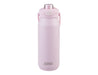Oasis Capri 750ml Vacuum Quick Release Lid Bottle - A drink bottle featuring a pink exterior, a quick release lid, and a logo on the front.