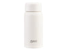 Oasis 150ml Insulated "Mini Mini" Drink Bottle - A drink bottle in white with a matching lid, featuring a logo at the bottom.