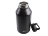 Oasis Titan 1.9L Vacuum Bottle - A drink bottle in matte black with a stainless steel opening and a removable lid, featuring a logo.