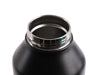 Oasis Titan 1.9L Vacuum Bottle - A drink bottle with a black matte finish, featuring a stainless steel rim at the opening. It has a logo on the body.