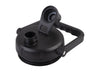 Oasis 2.1L Vacuum Carry Handle Jug - A drink bottle in black with a wide mouth, a carry handle, and a secure lid featuring a logo.