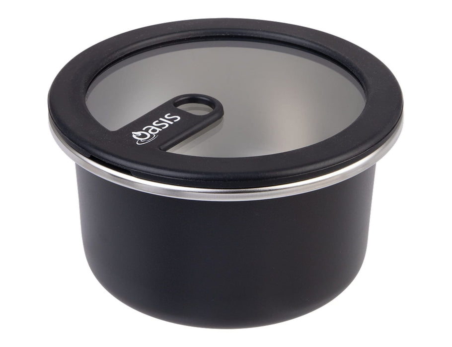 Oasis Microwave Safe Round S/S Container 680ml - colourway