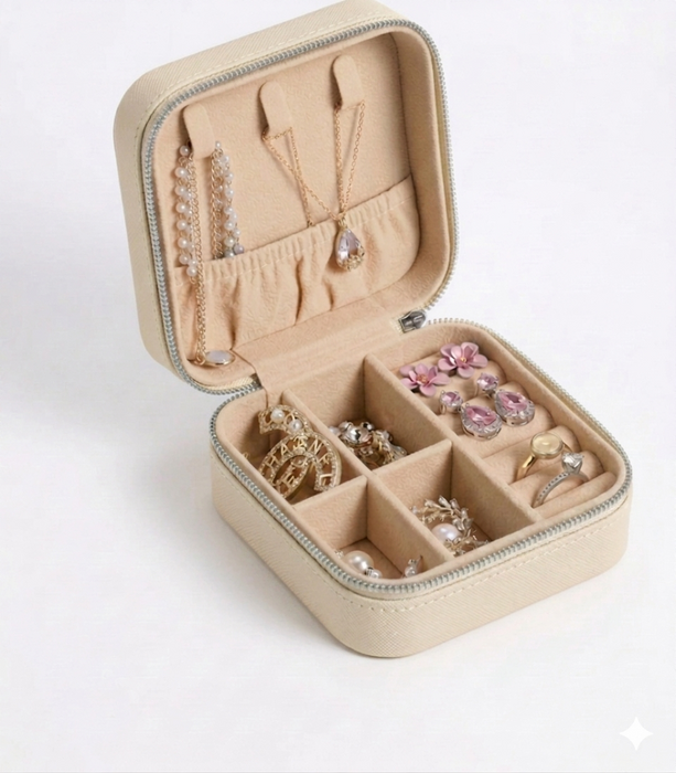 Wanderlust Compact Jewellery Organiser Case