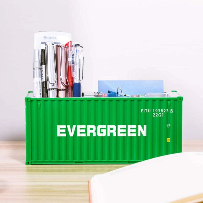 Shipping Container Shaped Pen Holders - Custom Promotional Product