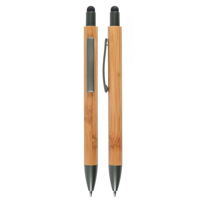 Factory Direct Bamboo Pens with Stylus - Custom Promotional Product