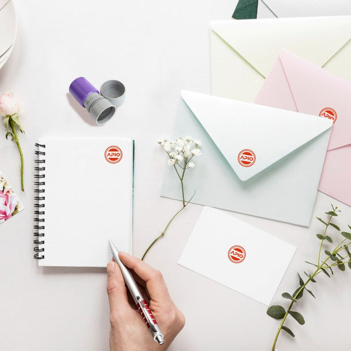Coloured Round Stamp - Custom Promotional Product