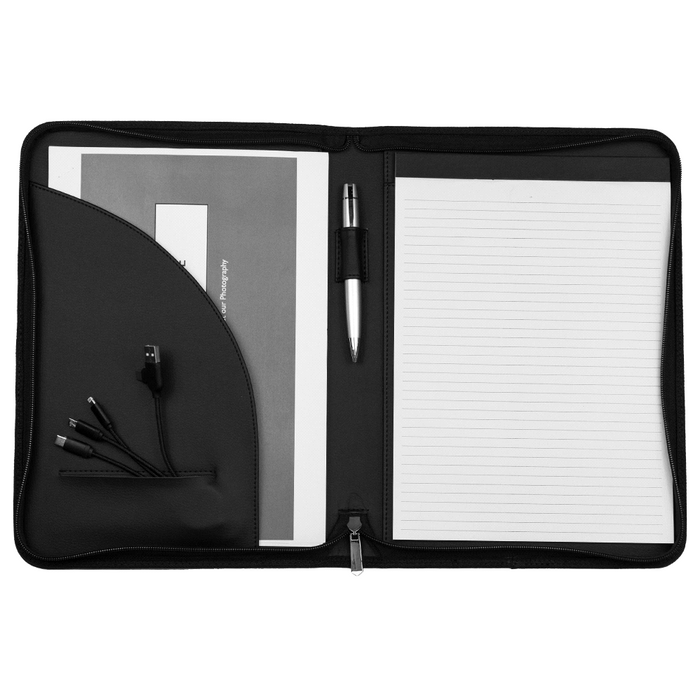 Recycled A4 Zip Portfolio - Custom Promotional Product