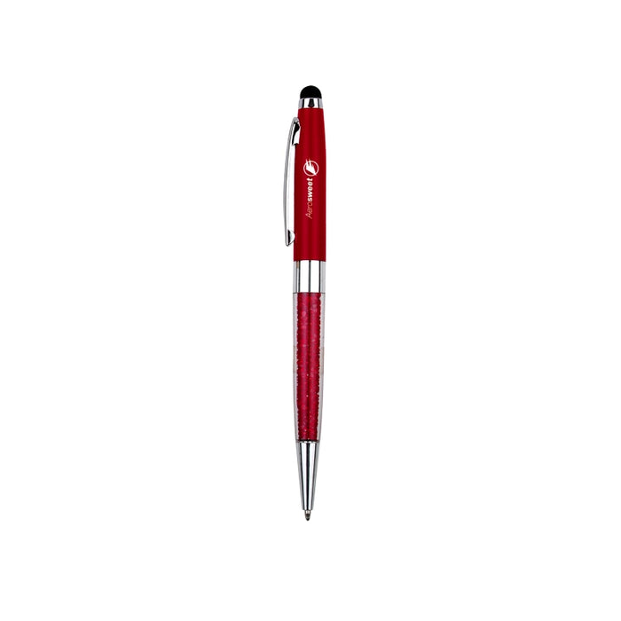 2 in 1 Crystal Stylus Pens - Custom Promotional Product