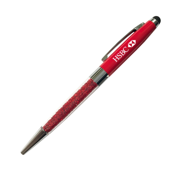 2 in 1 Crystal Stylus Pens - Custom Promotional Product