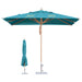 3x3m Wind-resistant Square Stock Colour Outdoor Umbrella - Custom Promotional Product