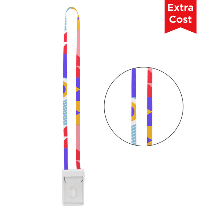 ABS Retractable Card Holder with Lanyard - Custom Promotional Product