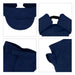 Plush Doll Racing Suit Set (10cm Doll) - A plush doll racing suit set in navy blue, featuring details like a collar, cuffs, and a cap.