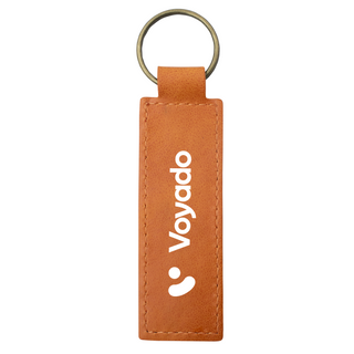 Amsterdam Recycled Leather Keyring - Custom Promotional Product