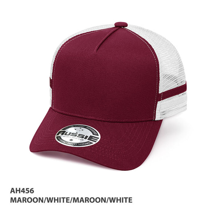 A-Frame Striped Trucker Cap - Custom Promotional Product