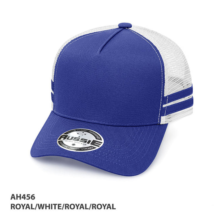 A-Frame Striped Trucker Cap - Custom Promotional Product