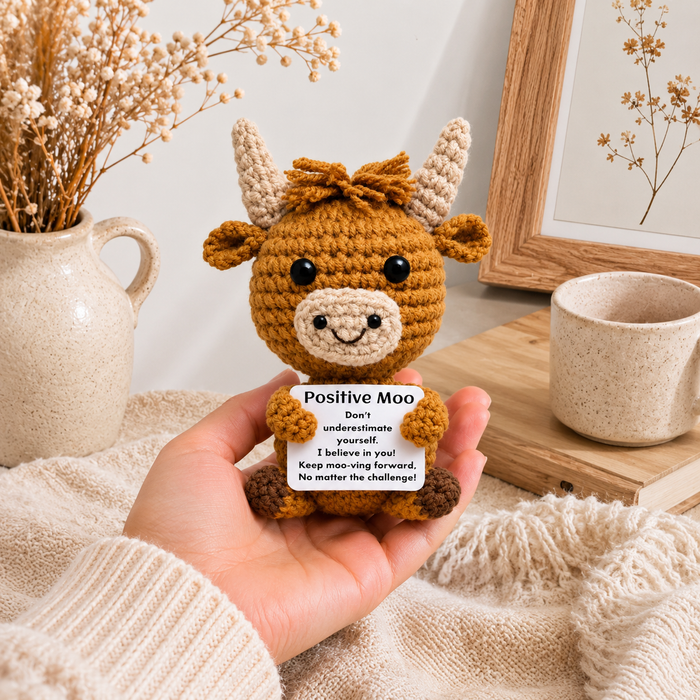 Amigurumi Crochet Positive Moo