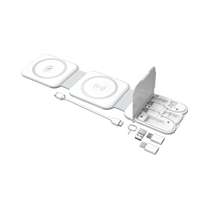 Magnetic Dual Wireless Charging Kit - Custom Promotional Product