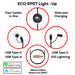 Pavia 60W Fast Charge and Data Sync LED Cable - Custom Promotional Product