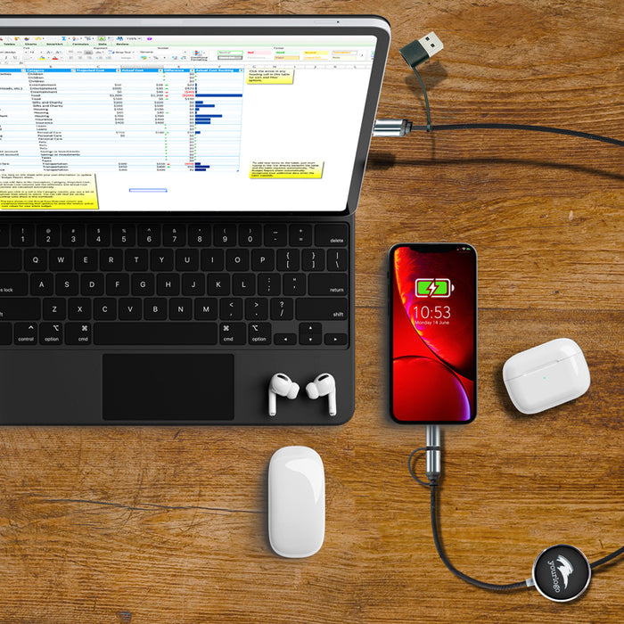 Pavia 60W Fast Charge and Data Sync LED Cable - Custom Promotional Product