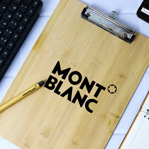 Ecowriter Bamboo Clipboard - Custom Promotional Product