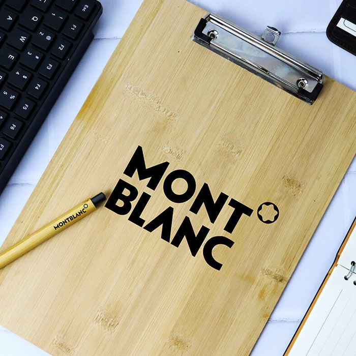 Ecowriter Bamboo Clipboard - Custom Promotional Product