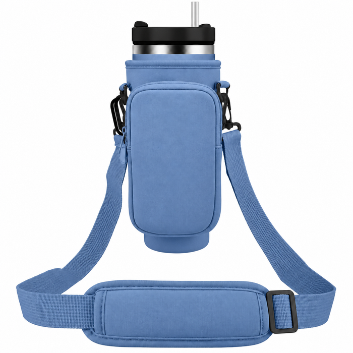40 oz (1,180ml) Tumbler Carrier Bag with Detachable Phone Pouch