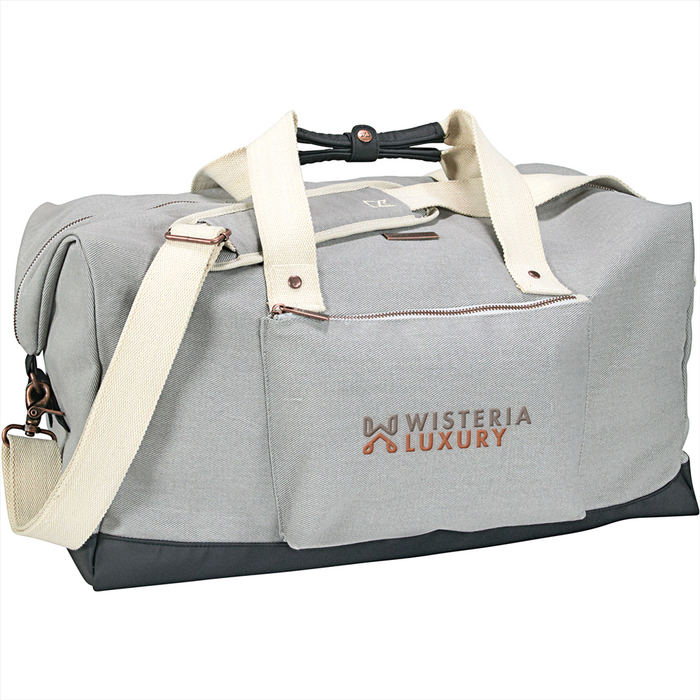 Cutter & Buck 19" 49L Cotton Weekender Duffel - Custom Promotional Product