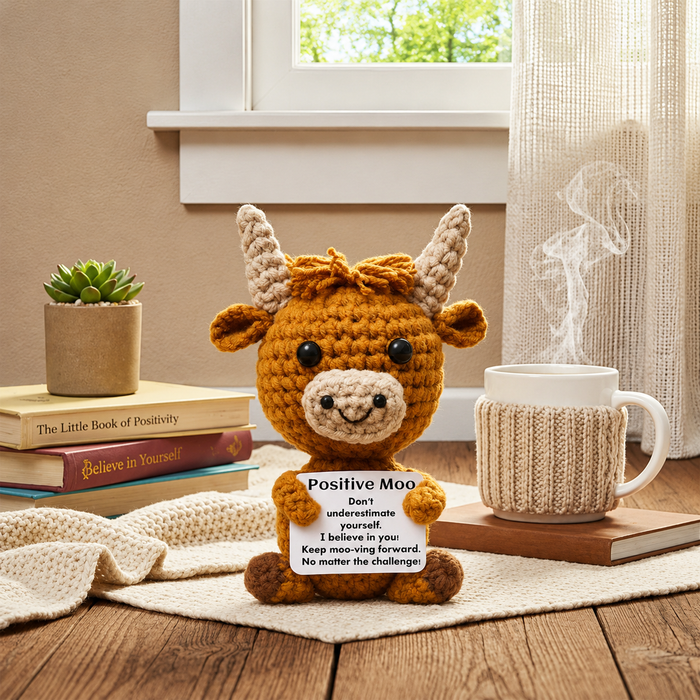 Amigurumi Crochet Positive Moo