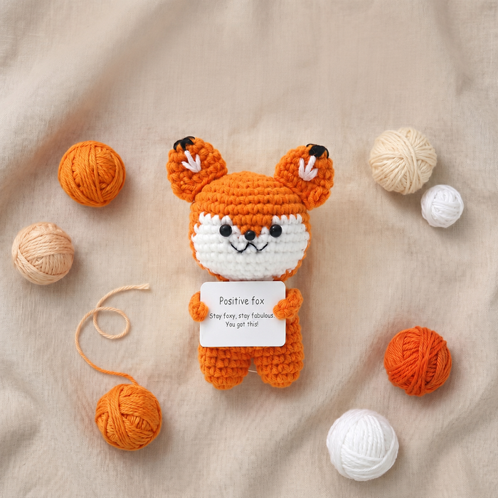 Amigurumi Crochet Positive Fox