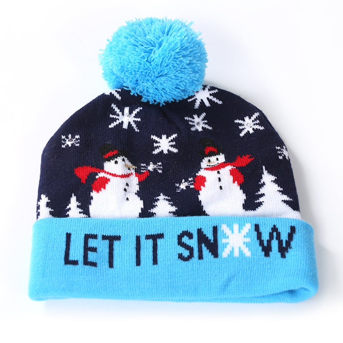 Pom Pom Custom Logo Knitted Beanie - Custom Promotional Product