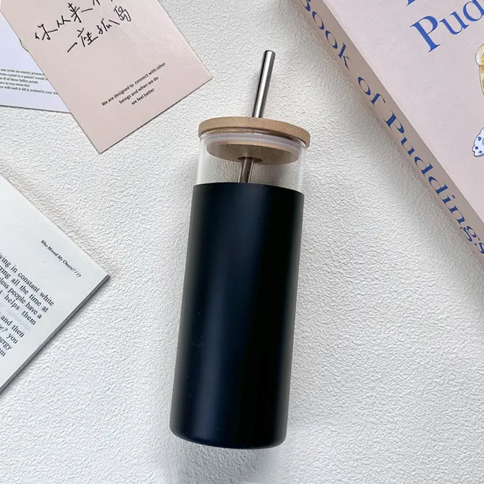 Vanisa Glass Drink Bottle with Sleeve - Custom Promotional Product