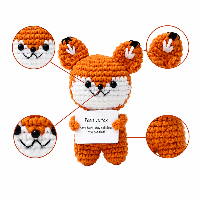 Amigurumi Crochet Positive Fox