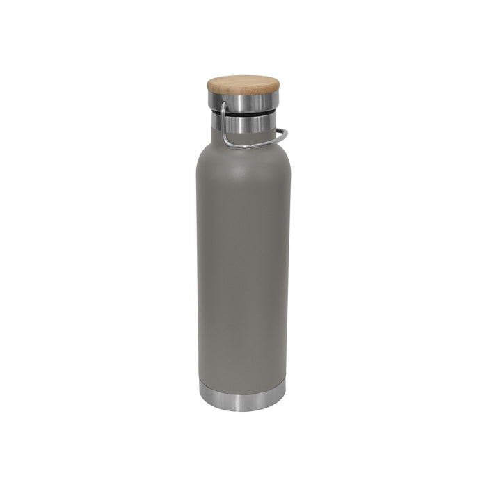 Valley 650ml Vacuum Bamboo Lid Bottle - Custom Promotional Product