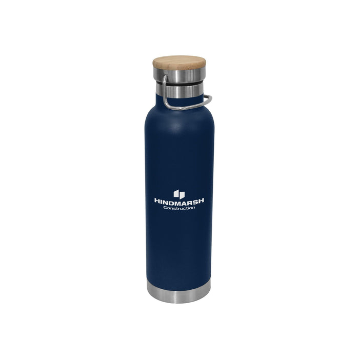 Valley 650ml Vacuum Bamboo Lid Bottle - Custom Promotional Product