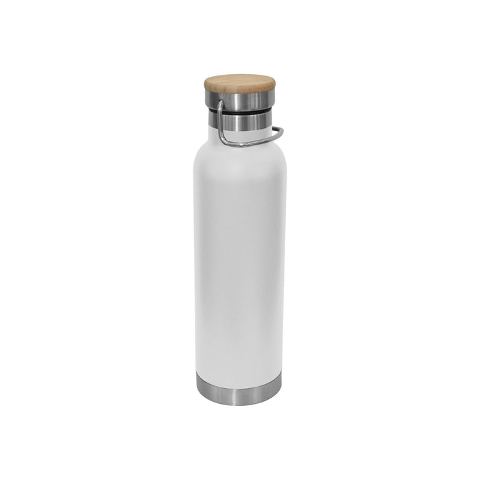 Valley 650ml Vacuum Bamboo Lid Bottle - Custom Promotional Product