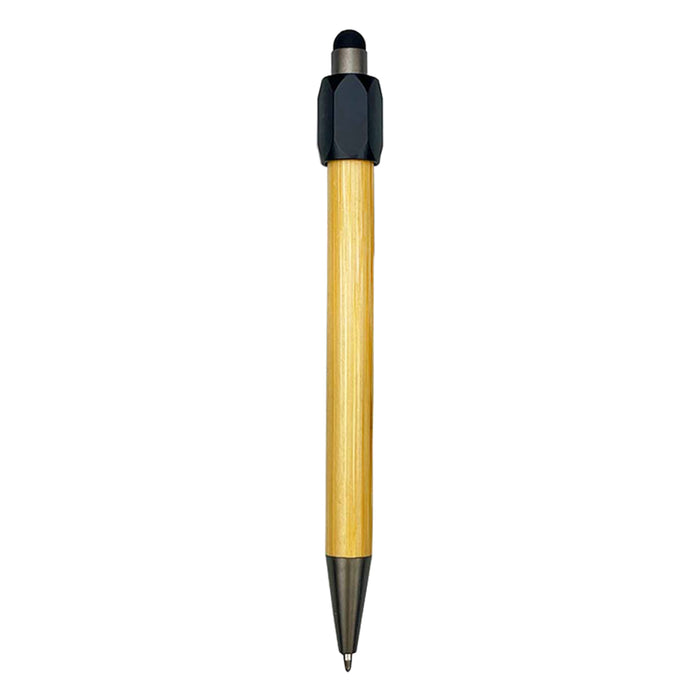 Fidget Spinner Bamboo Stylus Pen - Custom Promotional Product