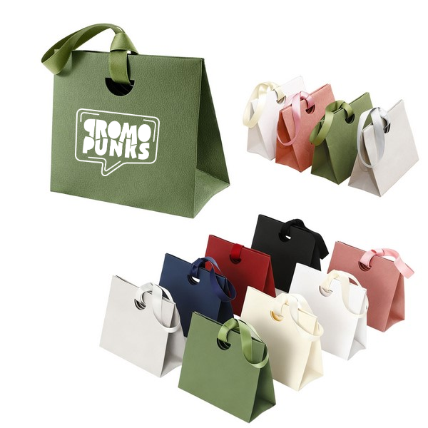 Paper Gift Bags with Ribbon Handles