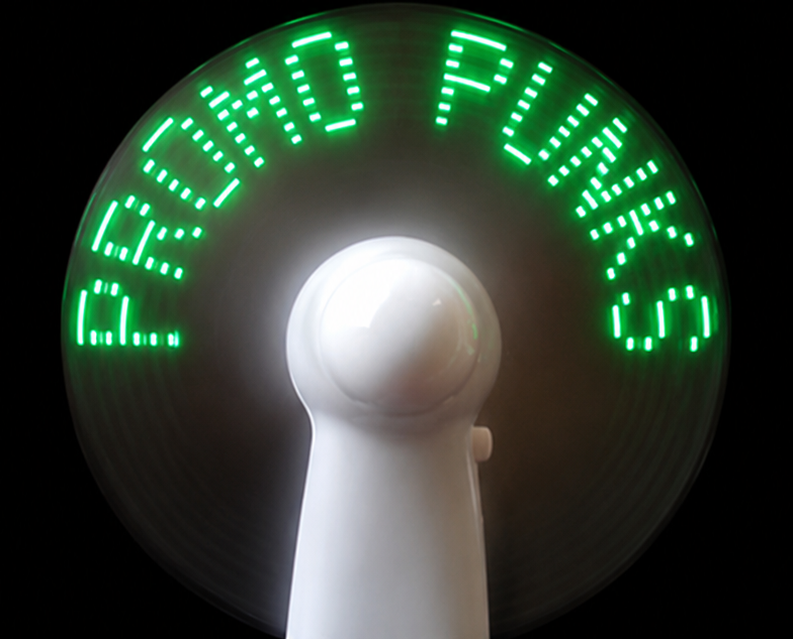 Message Hand Fan