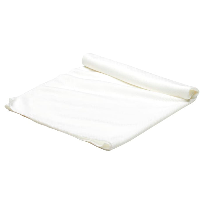 Cooling Towel - A white cooling towel is rolled neatly, showcasing its soft texture and lightweight design, ideal for outdoor leisure.