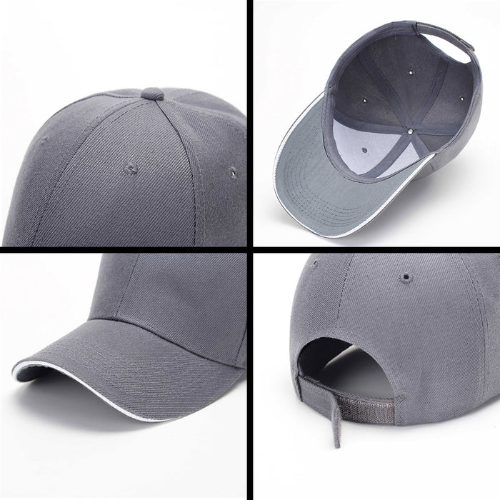 Eumo 6 Panel Heavy Acrylic Sandwich Cap - Custom Promotional Product
