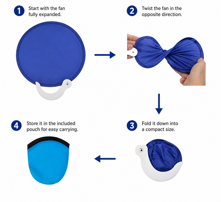 Collapsible Hand Fan